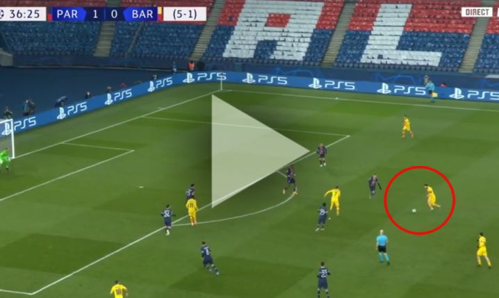 FENOMENALNY GOL Messiego na 1-1 z PSG!  [VIDEO]